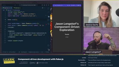 Component-driven development with Faker.js